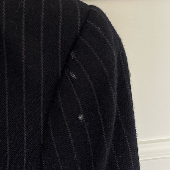 H&M Navy Blue Striped Blazer (size 6) - Picture 3 of 12